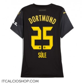 Borussia Dortmund Niklas Sule #25 Seconda Maglia Femmina 2024-25 Manica Corta